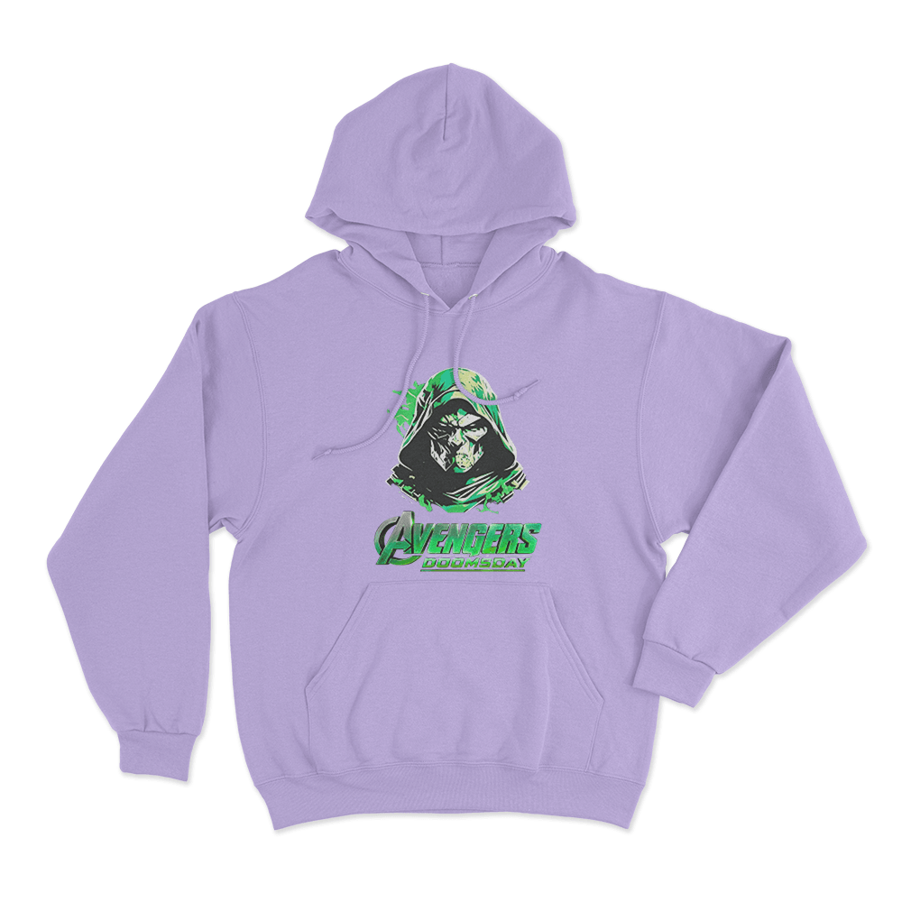 Avengers Doomsday Doctor Doom Portrait Unisex Hoodie Purple Avengers Doomsday Doctor Doom Portrait Unisex Hoodie Purple