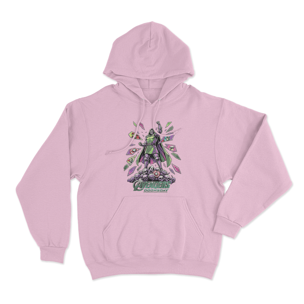 Avengers Doomsday Doctor Doom Victory Unisex Hoodie Pink Avengers Doomsday Doctor Doom Victory Unisex Hoodie Pink