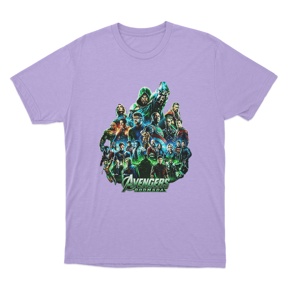 Avengers Doomsday Heroes Assemble Unisex T Shirt Purple Avengers Doomsday Heroes Assemble Unisex T Shirt Purple