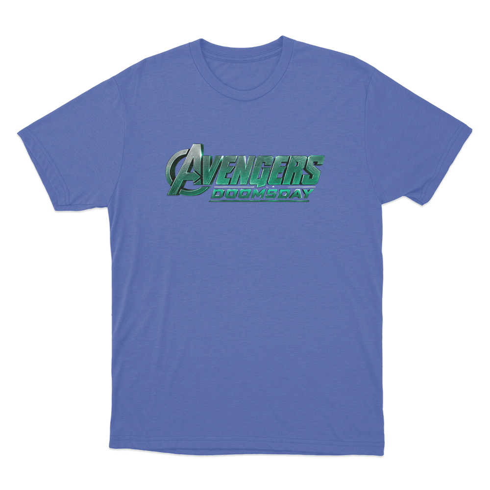 Avengers Doomsday Logo Unisex T Shirt Blue Avengers Doomsday Logo Unisex T Shirt Blue