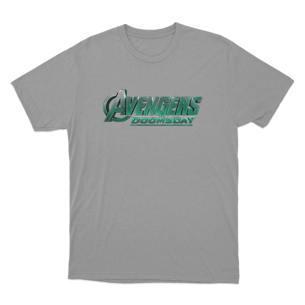 Avengers Doomsday Logo Unisex T Shirt Grey Avengers Doomsday Logo Unisex T Shirt Grey