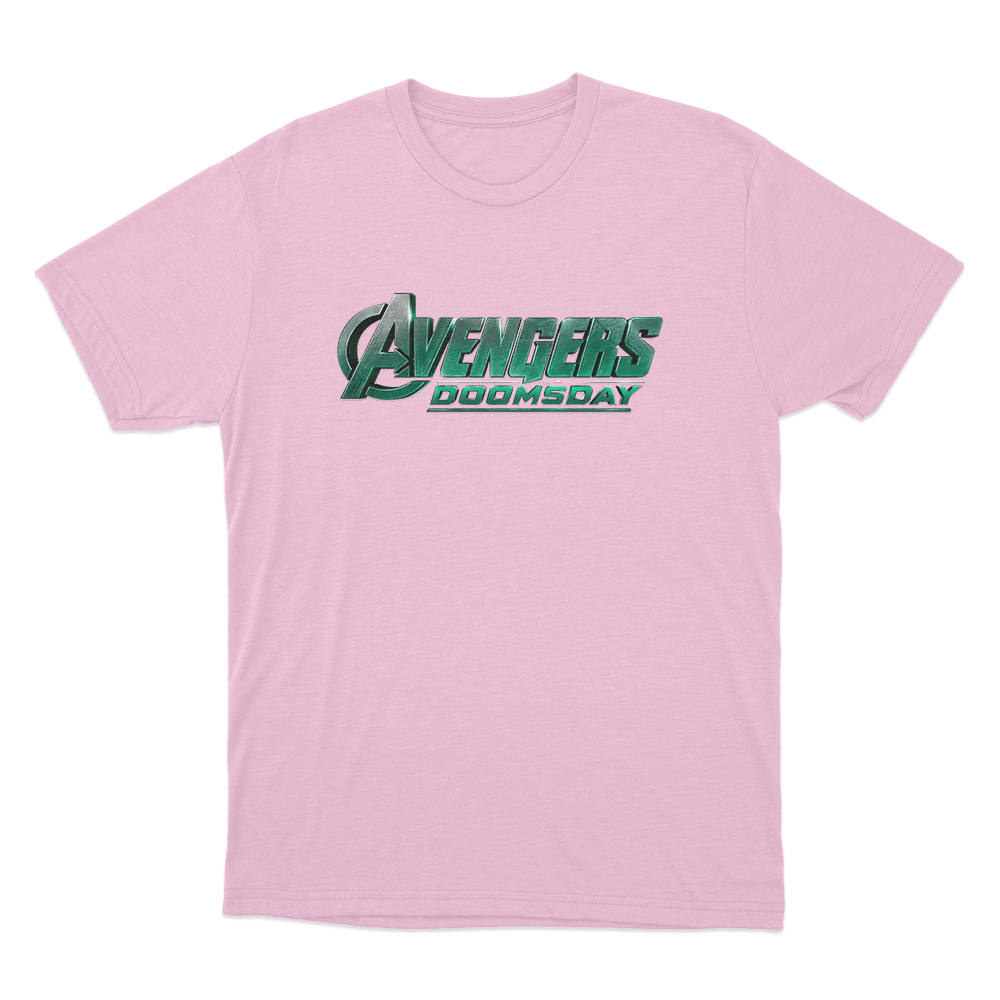 Avengers Doomsday Logo Unisex T Shirt Pink Avengers Doomsday Logo Unisex T Shirt Pink