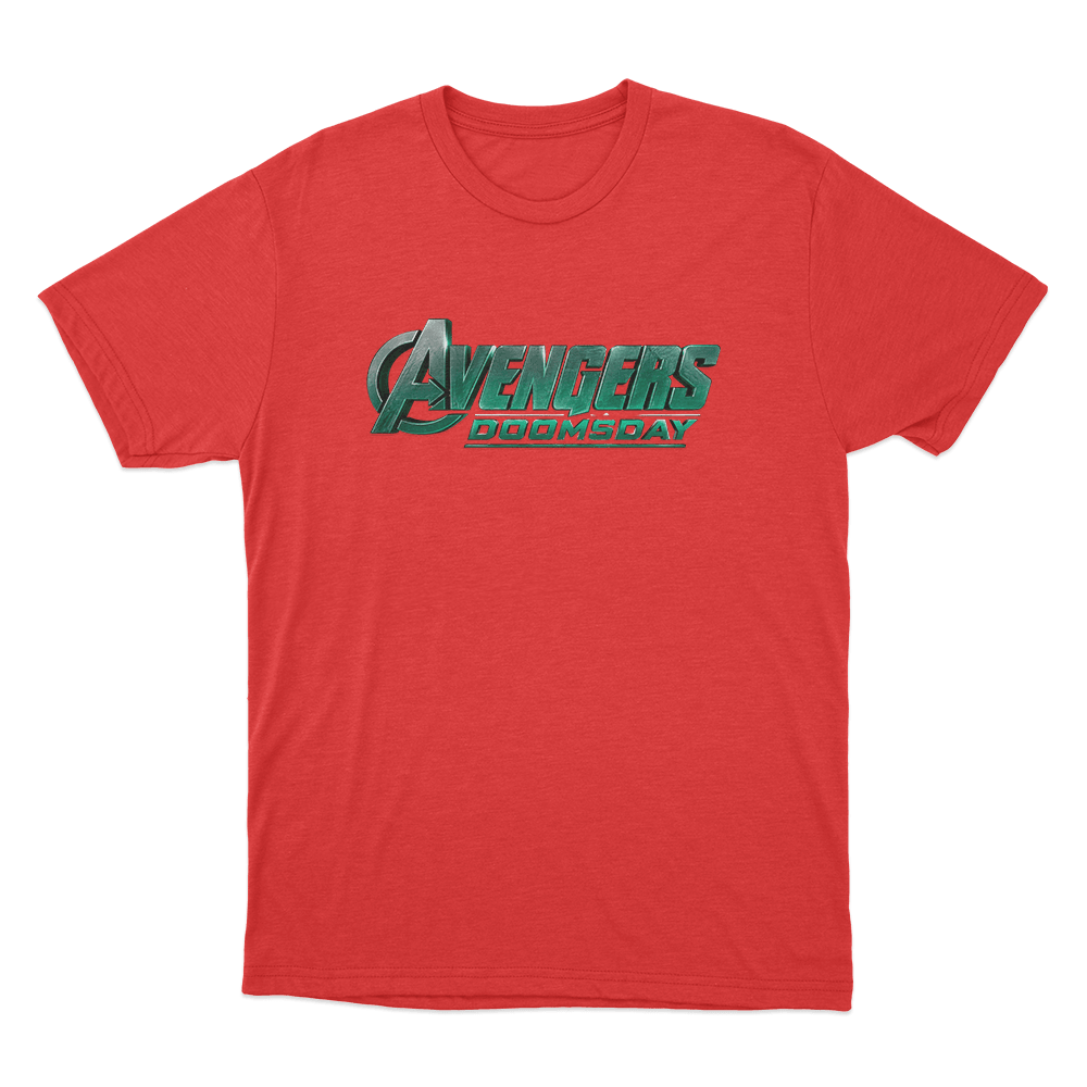 Avengers Doomsday Logo Unisex T Shirt Red Avengers Doomsday Logo Unisex T Shirt Red