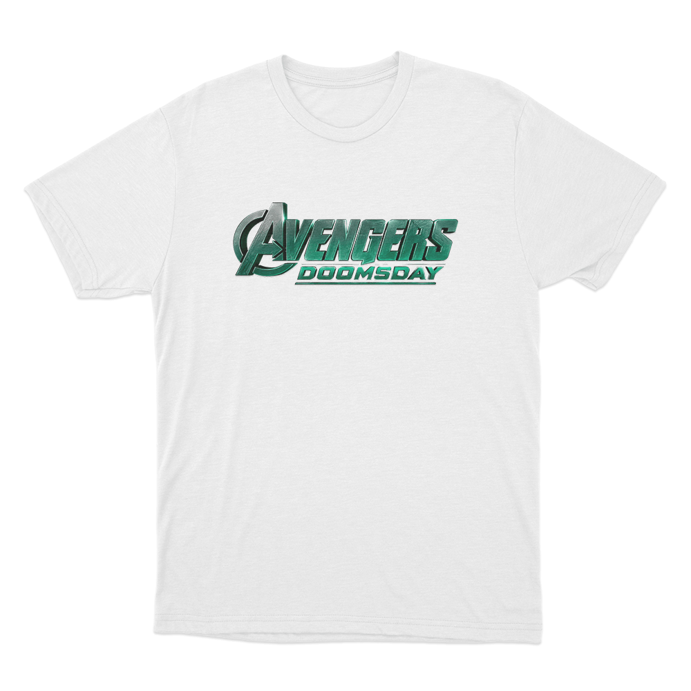 Avengers Doomsday Logo Unisex T Shirt White Avengers Doomsday Logo Unisex T Shirt White