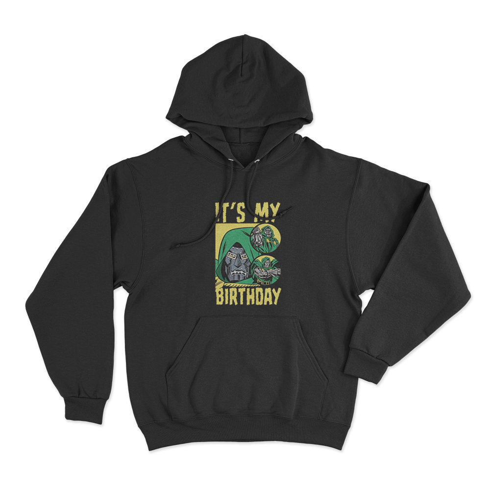 Doctor Doom It's My Birthday Unisex Hoodie Black Doctor Doom Its My Birthday Unisex Hoodie Black