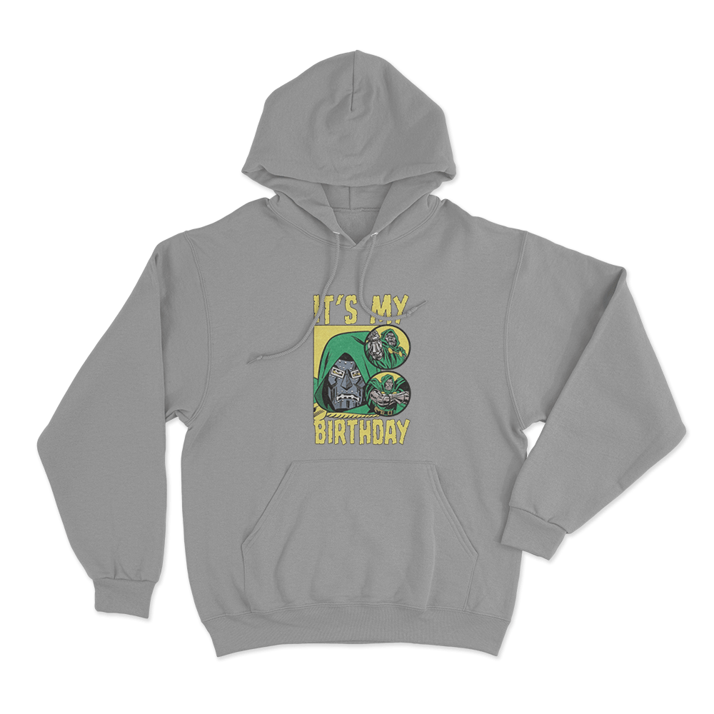 Doctor Doom It's My Birthday Unisex Hoodie Grey Doctor Doom Its My Birthday Unisex Hoodie Grey