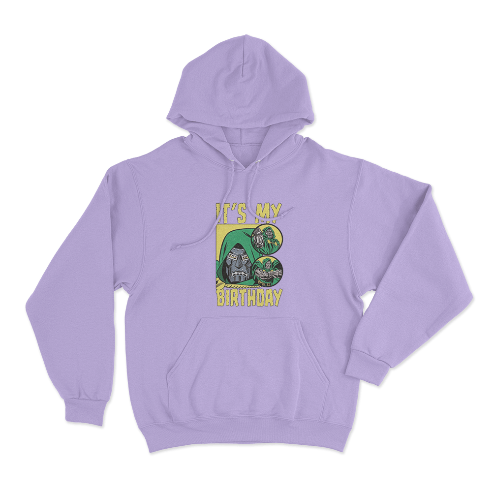 Doctor Doom It's My Birthday Unisex Hoodie Purple Doctor Doom Its My Birthday Unisex Hoodie Purple